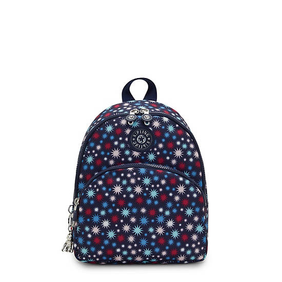Sacs À Dos Kipling Paola Small Printed Bleu | FR 1614CT